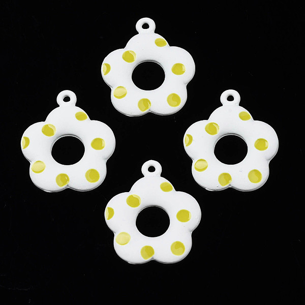 PandaHall Spray Painted Alloy Pendants, Cadmium Free & Nickel Free & Lead Free, Flower, Dark Khaki, 22x19.5x2mm, Hole: 1.4mm Alloy Flower
PandaHall Spray Painted Alloy Pendants, Cadmium Free & Nickel Free & Lead Free, Flower, Dark Khaki, 22x19.5x2mm, Hole: 1.4mm Alloy Flower