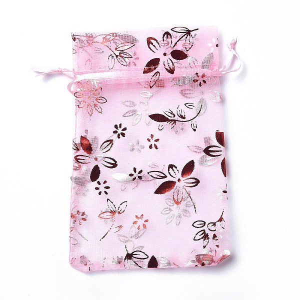 PandaHall Organza Drawstring Jewelry Pouches, Wedding Party Gift Bags, Rectangle with Red Stamping Flower Pattern, Pearl Pink, 15x10x0.11cm...
PandaHall Organza Drawstring Jewelry Pouches, Wedding Party Gift Bags, Rectangle with Red Stamping Flower Pattern, Pearl Pink, 15x10x0.11cm...