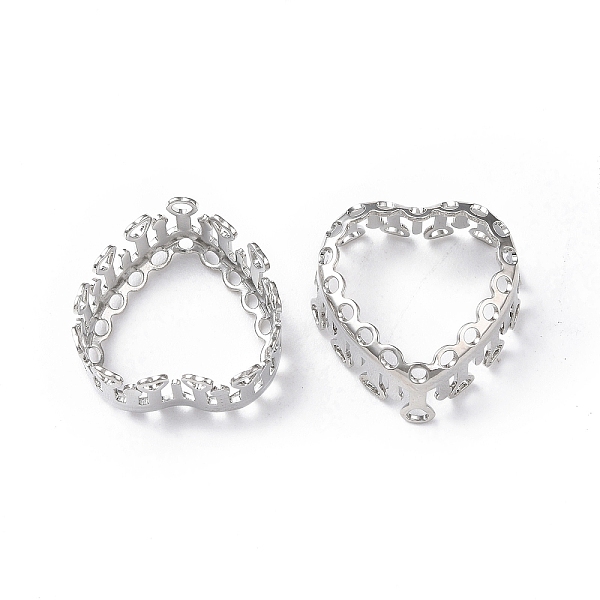 PandaHall Brass Sew on Prong Settings, Filigree Open Back Claw Settings for Pointed Back Rhinestone, Heart, Platinum, Tray: 14.5x14.5mm...
PandaHall Brass Sew on Prong Settings, Filigree Open Back Claw Settings for Pointed Back Rhinestone, Heart, Platinum, Tray: 14.5x14.5mm...