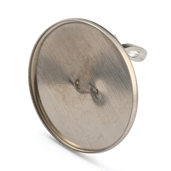 PandaHall 304 Stainless Steel Open Cuff Findings, Bezel Cup Ring Settings, Flat Round, Stainless Steel Color, Inner Diameter: 18mm, Tray...
PandaHall 304 Stainless Steel Open Cuff Findings, Bezel Cup Ring Settings, Flat Round, Stainless Steel Color, Inner Diameter: 18mm, Tray...