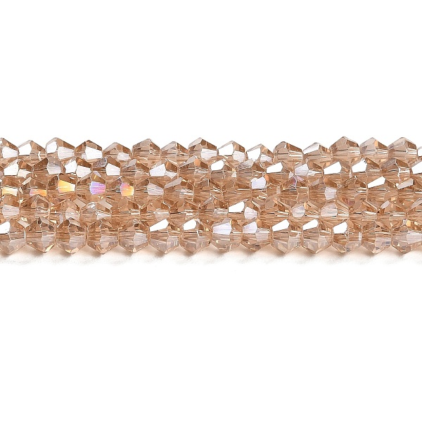 PandaHall Transparent Electroplate Glass Beads Strands, AB Color Plated, Faceted, Bicone, Dark Goldenrod, 6x6mm, Hole: 1mm, about...
PandaHall Transparent Electroplate Glass Beads Strands, AB Color Plated, Faceted, Bicone, Dark Goldenrod, 6x6mm, Hole: 1mm, about...