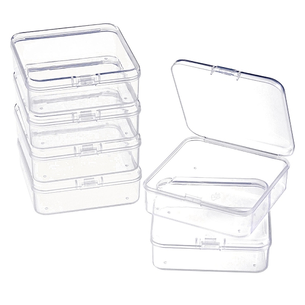 PandaHall Square Plastic Bead Storage Containers, Clear, 7.4x7.3x2.5cm Plastic Clear
PandaHall Square Plastic Bead Storage Containers, Clear, 7.4x7.3x2.5cm Plastic Clear
