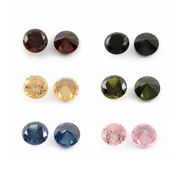 PandaHall Diamond Shaped Cubic Zirconia Pointed Back Cabochons, Faceted, Mixed Color, 8x4.6mm Cubic Zirconia Diamond Multicolor
PandaHall Diamond Shaped Cubic Zirconia Pointed Back Cabochons, Faceted, Mixed Color, 8x4.6mm Cubic Zirconia Diamond Multicolor
