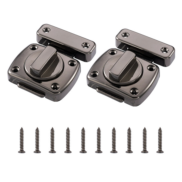 PandaHall Zinc Alloy Latch Lock Set, with Screws, Gunmetal, 64.5~65x20.5~80x12.5~24mm,, Hole: 4~4.5mm Alloy
PandaHall Zinc Alloy Latch Lock Set, with Screws, Gunmetal, 64.5~65x20.5~80x12.5~24mm,, Hole: 4~4.5mm Alloy