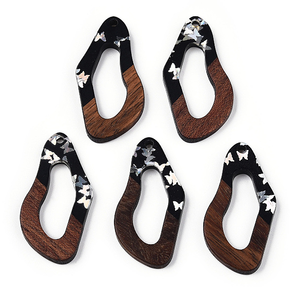 PandaHall Opaque Resin & Walnut Wood Pendants, Teardrop Charms with Butterfly Paillettes, Silver, 38.5x20x3.5mm, Hole: 2mm Resin+Wood...
PandaHall Opaque Resin & Walnut Wood Pendants, Teardrop Charms with Butterfly Paillettes, Silver, 38.5x20x3.5mm, Hole: 2mm Resin+Wood...