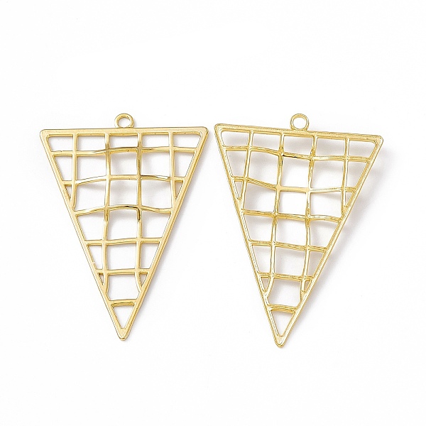 PandaHall Ion Plating(IP) 304 Stainless Steel Big Pendants, Hollow, Triangle Charm, Real 18K Gold Plated, 50.5x35x2.5mm, Hole: 2.4mm 304...
PandaHall Ion Plating(IP) 304 Stainless Steel Big Pendants, Hollow, Triangle Charm, Real 18K Gold Plated, 50.5x35x2.5mm, Hole: 2.4mm 304...