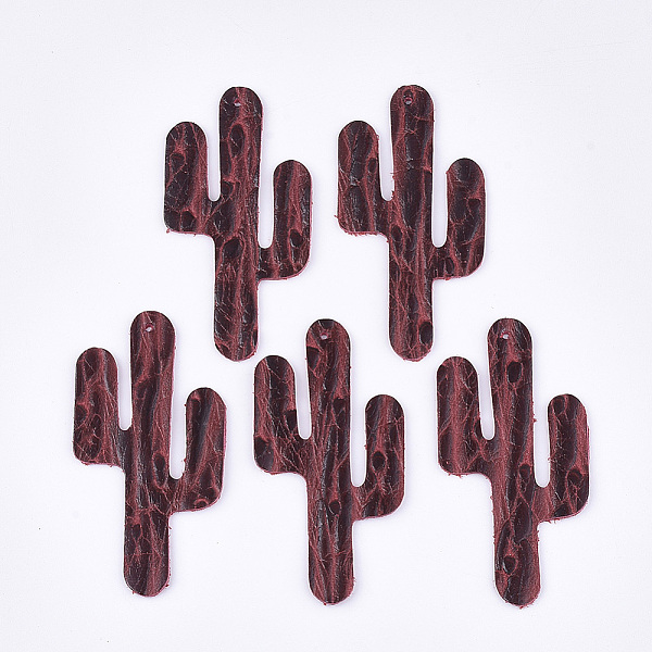 PandaHall Eco-Friendly Cowhide Big Pendants, Cactus, Brown, 60x30x1.5mm, Hole: 1.5mm Leather Others Brown
PandaHall Eco-Friendly Cowhide Big Pendants, Cactus, Brown, 60x30x1.5mm, Hole: 1.5mm Leather Others Brown