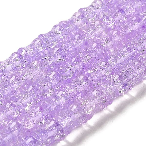 PandaHall Transparent Crackle Glass Beads Strands, Bamboo Joint, Lilac, 8x10.5mm, Hole: 1.7mm, about 38pcs/strand, 15.35''(39cm) Glass..., Purple
PandaHall Transparent Crackle Glass Beads Strands, Bamboo Joint, Lilac, 8x10.5mm, Hole: 1.7mm, about 38pcs/strand, 15.35''(39cm) Glass..., Purple