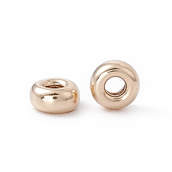 PandaHall Yellow Gold Filled Beads Spacers, 1/20 14K Gold Filled, Cadmium Free & Nickel Free & Lead Free, Rondelle, 3x1.5mm, Hole: 1mm Brass...
PandaHall Yellow Gold Filled Beads Spacers, 1/20 14K Gold Filled, Cadmium Free & Nickel Free & Lead Free, Rondelle, 3x1.5mm, Hole: 1mm Brass...