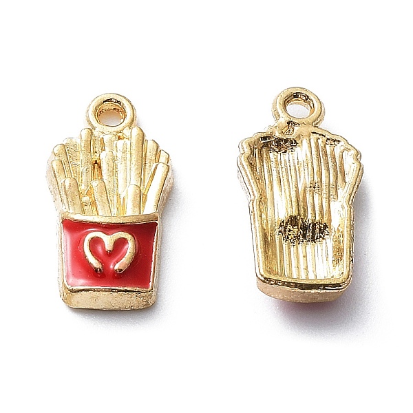 PandaHall Zinc Alloy Pendants, with Enamel, Golden, Fries, 18.5x9.5x3.5mm, Hole: 1.5mm Alloy+Enamel Food Red
PandaHall Zinc Alloy Pendants, with Enamel, Golden, Fries, 18.5x9.5x3.5mm, Hole: 1.5mm Alloy+Enamel Food Red
