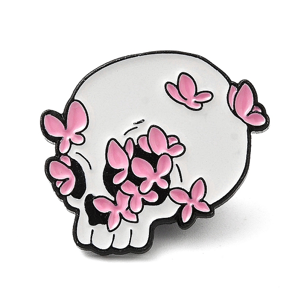 PandaHall Skull Enamel Pins, Black Tone Alloy Brooches for Backpack Clothes, Halloween Theme, Butterfly, 23x26.5x2mm Alloy+Enamel Butterfly..., White
PandaHall Skull Enamel Pins, Black Tone Alloy Brooches for Backpack Clothes, Halloween Theme, Butterfly, 23x26.5x2mm Alloy+Enamel Butterfly..., White