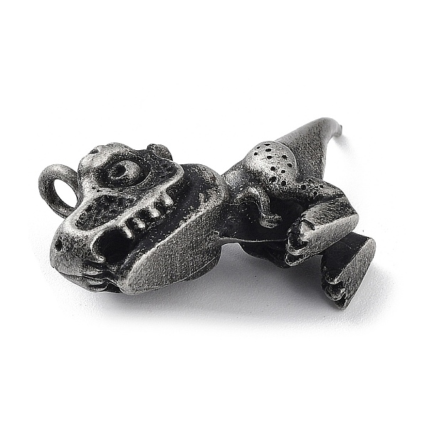 PandaHall Tibetan Style Alloy Pendant, Frosted, Dinosaur Charm, Antique Silver, 30.5x38x13mm, Hole: 3mm Alloy Dinosaur
PandaHall Tibetan Style Alloy Pendant, Frosted, Dinosaur Charm, Antique Silver, 30.5x38x13mm, Hole: 3mm Alloy Dinosaur