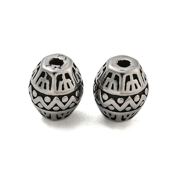 PandaHall Barrel 304 Stainless Steel Beads, Antique Silver, 10x9mm, Hole: 1.8mm 304 Stainless Steel Barrel
PandaHall Barrel 304 Stainless Steel Beads, Antique Silver, 10x9mm, Hole: 1.8mm 304 Stainless Steel Barrel