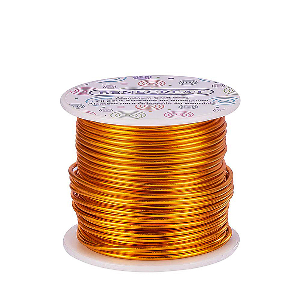 PandaHall BENECREAT 12 Gauge(2mm) Aluminum Wire 100FT(30m) Anodized Jewelry Craft Making Beading Floral Colored Aluminum Craft Wire - Orange..., Gold
PandaHall BENECREAT 12 Gauge(2mm) Aluminum Wire 100FT(30m) Anodized Jewelry Craft Making Beading Floral Colored Aluminum Craft Wire - Orange..., Gold