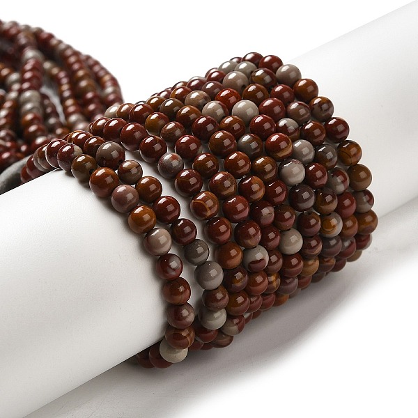 PandaHall Natural Jasper Beads Strands, Round, 4~5mm, Hole: 0.7mm, about 88pcs/strand, 15.67''(39.8cm) Other Jasper Round
PandaHall Natural Jasper Beads Strands, Round, 4~5mm, Hole: 0.7mm, about 88pcs/strand, 15.67''(39.8cm) Other Jasper Round