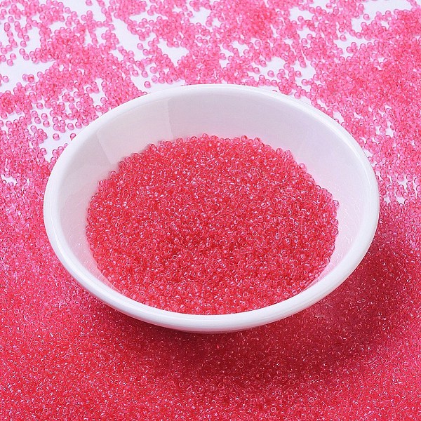 PandaHall MIYUKI Round Rocailles Beads, Japanese Seed Beads, (RR1308) Dyed Transparent Bubble Gum Pink, 11/0, 2x1.3mm, Hole: 0.8mm, about...
PandaHall MIYUKI Round Rocailles Beads, Japanese Seed Beads, (RR1308) Dyed Transparent Bubble Gum Pink, 11/0, 2x1.3mm, Hole: 0.8mm, about...