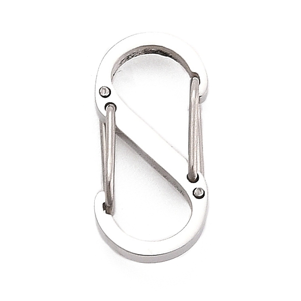PandaHall 304 Stainless Steel Push Gate Snap Key Clasps, Manual Polishing, Stainless Steel Color, 15x7x4mm, Inner Diameter: 5x6.5mm 304...
PandaHall 304 Stainless Steel Push Gate Snap Key Clasps, Manual Polishing, Stainless Steel Color, 15x7x4mm, Inner Diameter: 5x6.5mm 304...