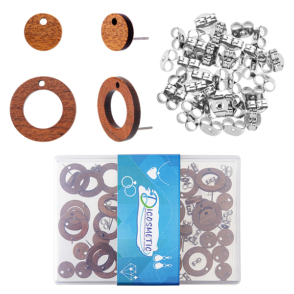 PandaHall DICOSMETIC 40Pcs 2 Style Walnut Wood Stud Earring Findings Flat Round Wood Stud Earrings Set Natural Tan Earring Pin Studs with..., Orange
PandaHall DICOSMETIC 40Pcs 2 Style Walnut Wood Stud Earring Findings Flat Round Wood Stud Earrings Set Natural Tan Earring Pin Studs with..., Orange