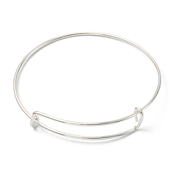 PandaHall Adjustable Iron Expandable Bangle Making, Cadmium Free & Lead Free, Silver, 2-1/2 inch(65mm) Iron
PandaHall Adjustable Iron Expandable Bangle Making, Cadmium Free & Lead Free, Silver, 2-1/2 inch(65mm) Iron
