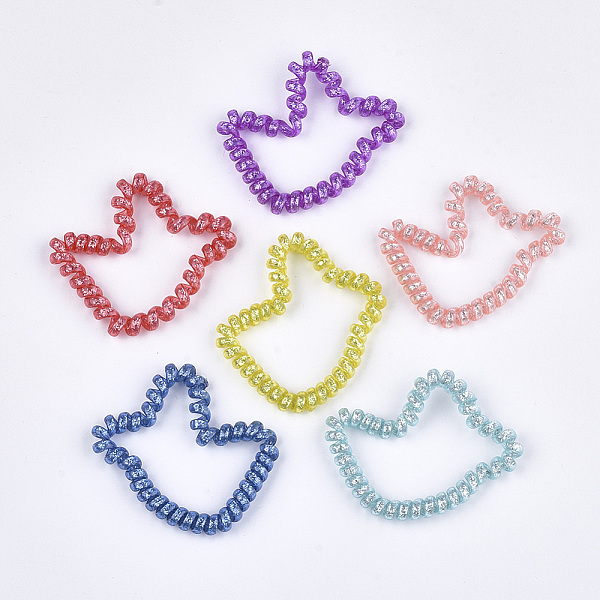 PandaHall Plastic Telephone Cord Elastic Hair Ties, Ponytail Holder, Bird, Mixed Color, 40~43x50~52x6~7mm Plastic Multicolor
PandaHall Plastic Telephone Cord Elastic Hair Ties, Ponytail Holder, Bird, Mixed Color, 40~43x50~52x6~7mm Plastic Multicolor