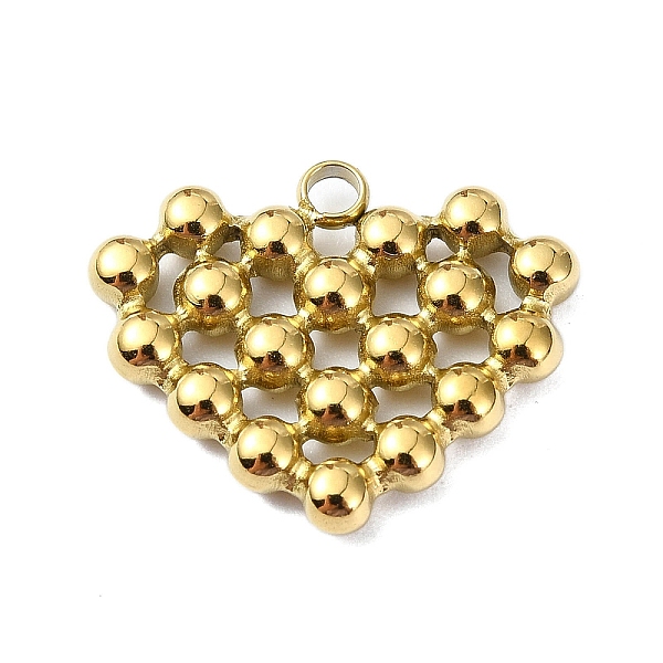 PandaHall Ion Plating(IP) 304 Stainless Steel Pendants, Heart Charm, Real 18K Gold Plated, 16x19x3mm, Hole: 2mm 304 Stainless Steel Heart
PandaHall Ion Plating(IP) 304 Stainless Steel Pendants, Heart Charm, Real 18K Gold Plated, 16x19x3mm, Hole: 2mm 304 Stainless Steel Heart