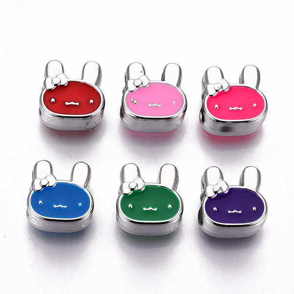 PandaHall UV Plating Acrylic Beads, with Enamel, Rabbit, Platinum, Mixed Color, 12x12x7mm, Hole: 4mm Acrylic Rabbit Multicolor
PandaHall UV Plating Acrylic Beads, with Enamel, Rabbit, Platinum, Mixed Color, 12x12x7mm, Hole: 4mm Acrylic Rabbit Multicolor