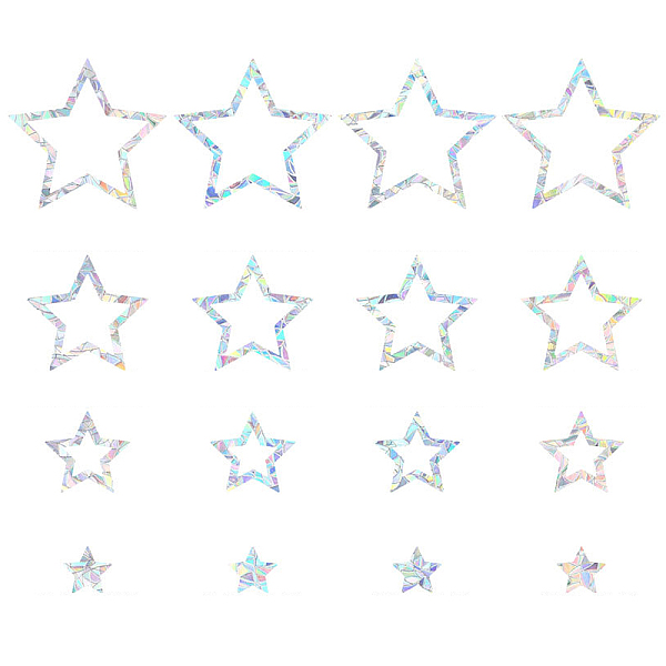 PandaHall GORGECRAFT 16Pcs Rainbow Window Clings Stars Pattern Window Decals Static Non Adhesive Collision Proof Glass Stickers Vinyl Film..., Clear
PandaHall GORGECRAFT 16Pcs Rainbow Window Clings Stars Pattern Window Decals Static Non Adhesive Collision Proof Glass Stickers Vinyl Film..., Clear