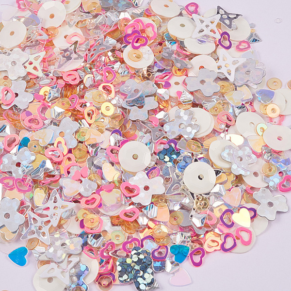 PandaHall Laser Shining Nail Art Glitter, Manicure Sequins, DIY Sparkly Paillette Tips Nail, Mixed Shapes, Colorful, 1~8x1~8x0.3~0.7mm...
PandaHall Laser Shining Nail Art Glitter, Manicure Sequins, DIY Sparkly Paillette Tips Nail, Mixed Shapes, Colorful, 1~8x1~8x0.3~0.7mm...