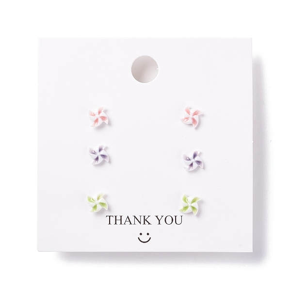 PandaHall Windmill Resin Stud Earrings Set for Girl Women, with 925 Sterling Silver Plated Pins, Mixed Color, 7x7x2mm, Pin: 0.7mm, 3..., Multicolor
PandaHall Windmill Resin Stud Earrings Set for Girl Women, with 925 Sterling Silver Plated Pins, Mixed Color, 7x7x2mm, Pin: 0.7mm, 3..., Multicolor