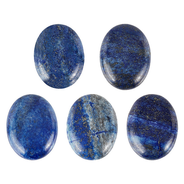 PandaHall Natural Lapis Lazuli Flat Back Cabochons, Dyed, Half Oval, 40x30x8.5mm, about 5pcs/box Lapis Lazuli Oval
PandaHall Natural Lapis Lazuli Flat Back Cabochons, Dyed, Half Oval, 40x30x8.5mm, about 5pcs/box Lapis Lazuli Oval