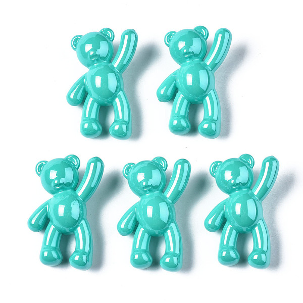 PandaHall Opaque Acrylic Pendants, Pearl Luster Plated, Bear, Turquoise, 36x22x13.5mm, Hole: 2.5mm Acrylic Bear Green
PandaHall Opaque Acrylic Pendants, Pearl Luster Plated, Bear, Turquoise, 36x22x13.5mm, Hole: 2.5mm Acrylic Bear Green