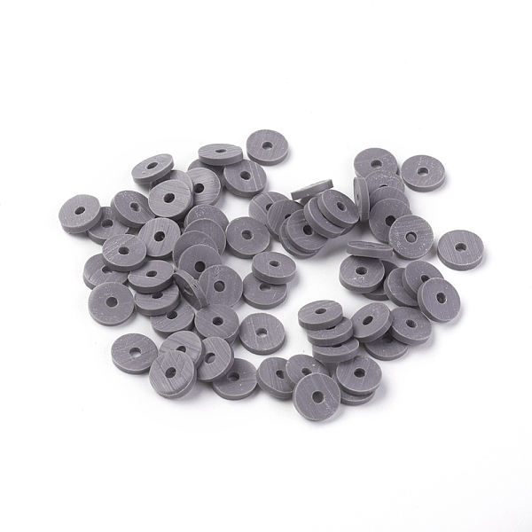 PandaHall Handmade Polymer Clay Beads, Disc/Flat Round, Heishi Beads, Slate Gray, 6x1mm, Hole: 2mm, about 23500pcs/1000g Polymer Clay Disc...
PandaHall Handmade Polymer Clay Beads, Disc/Flat Round, Heishi Beads, Slate Gray, 6x1mm, Hole: 2mm, about 23500pcs/1000g Polymer Clay Disc...