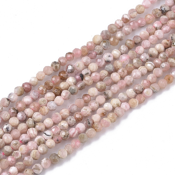 PandaHall Natural Rhodochrosite Beads Strands, Faceted, Round, 2mm, Hole: 0.3mm, about 199pcs/strand, 15.35 inch(39cm) Rhodochrosite Round
PandaHall Natural Rhodochrosite Beads Strands, Faceted, Round, 2mm, Hole: 0.3mm, about 199pcs/strand, 15.35 inch(39cm) Rhodochrosite Round