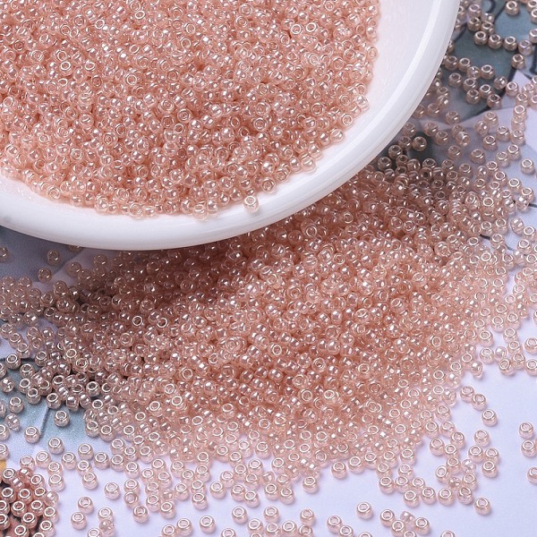 PandaHall MIYUKI Round Rocailles Beads, Japanese Seed Beads, 11/0, (RR369) Peach Luster, 2x1.3mm, Hole: 0.8mm, about 1111pcs/10g Glass..., Orange
PandaHall MIYUKI Round Rocailles Beads, Japanese Seed Beads, 11/0, (RR369) Peach Luster, 2x1.3mm, Hole: 0.8mm, about 1111pcs/10g Glass..., Orange