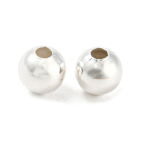 PandaHall Brass Smooth Round Beads, Seamed Spacer Beads, Silver Color Plated, 4mm, Hole: 1mm Brass Round
PandaHall Brass Smooth Round Beads, Seamed Spacer Beads, Silver Color Plated, 4mm, Hole: 1mm Brass Round