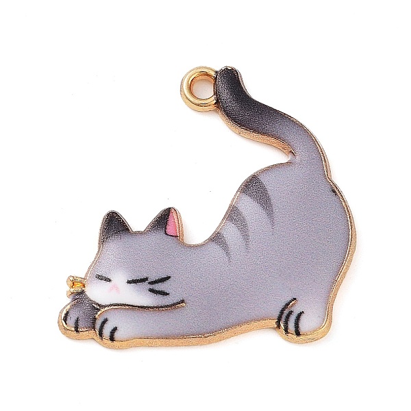 PandaHall Rack Plating Alloy Enamel Pendants, Golden, Cat Charm, Thistle, 25x25x25mm, Hole: 2mm Alloy+Enamel Cat Shape Purple
PandaHall Rack Plating Alloy Enamel Pendants, Golden, Cat Charm, Thistle, 25x25x25mm, Hole: 2mm Alloy+Enamel Cat Shape Purple