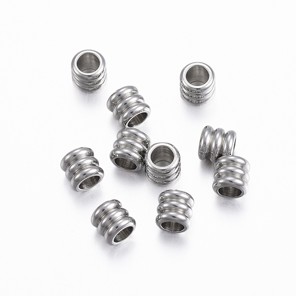 PandaHall 304 Stainless Steel Spacer Beads, Column, Stainless Steel Color, 4.5x5mm, Hole: 3mm 304 Stainless Steel Column
PandaHall 304 Stainless Steel Spacer Beads, Column, Stainless Steel Color, 4.5x5mm, Hole: 3mm 304 Stainless Steel Column