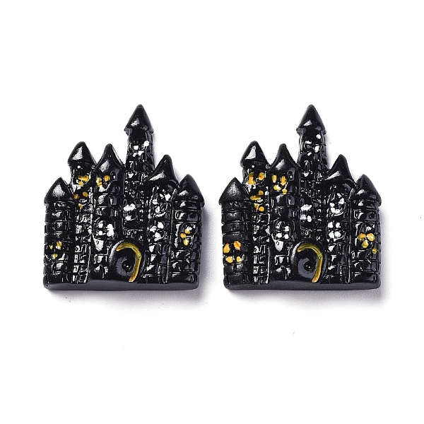 PandaHall Halloween Theme Opaque Resin Cabochons, for Jewelry Making, Castle, Flat Back, Black, 27.5x23.5x7mm Resin Building Black
PandaHall Halloween Theme Opaque Resin Cabochons, for Jewelry Making, Castle, Flat Back, Black, 27.5x23.5x7mm Resin Building Black