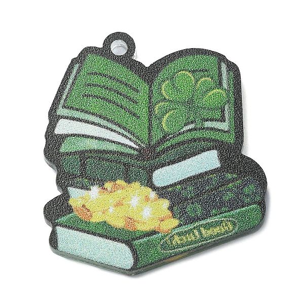 PandaHall Saint Patrick's Day Opaque Printed Acrylic Pendants, Book, 31x29x2mm, Hole: 1.8mm Acrylic Book
PandaHall Saint Patrick's Day Opaque Printed Acrylic Pendants, Book, 31x29x2mm, Hole: 1.8mm Acrylic Book