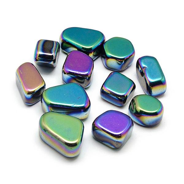 PandaHall Electroplate Non-magnetic Synthetic Hematite Beads, Tumbled Stone, No Hole/Undrilled, Nuggets, Multi-color Plated...
PandaHall Electroplate Non-magnetic Synthetic Hematite Beads, Tumbled Stone, No Hole/Undrilled, Nuggets, Multi-color Plated...