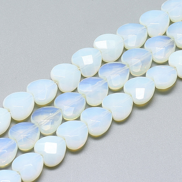 PandaHall Opalite Beads Strands, Faceted, Heart, 10x10x5mm, Hole: 1.2mm, about 20pcs/strand, 7.4 inch Opalite Heart
PandaHall Opalite Beads Strands, Faceted, Heart, 10x10x5mm, Hole: 1.2mm, about 20pcs/strand, 7.4 inch Opalite Heart