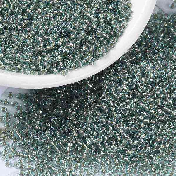 PandaHall MIYUKI Round Rocailles Beads, Japanese Seed Beads, (RR3741) Fancy Lined Blue Silver, 15/0, 1.5mm, Hole: 0.7mm, about 27777pcs/50g...
PandaHall MIYUKI Round Rocailles Beads, Japanese Seed Beads, (RR3741) Fancy Lined Blue Silver, 15/0, 1.5mm, Hole: 0.7mm, about 27777pcs/50g...