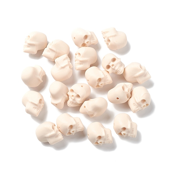 PandaHall Halloween Silicone Focal Beads, Skull, Cornsilk, 21x16x20mm, Hole: 2.5mm Silicone Skull Gold
PandaHall Halloween Silicone Focal Beads, Skull, Cornsilk, 21x16x20mm, Hole: 2.5mm Silicone Skull Gold