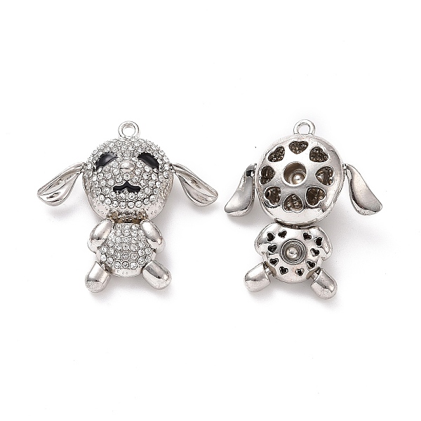PandaHall Alloy Enamel Pendant with Crystal Rhinestone, Dog Charms, Platinum, 41x33x14mm, Hole: 2.5mm Alloy Rhinestone+Enamel Dog
PandaHall Alloy Enamel Pendant with Crystal Rhinestone, Dog Charms, Platinum, 41x33x14mm, Hole: 2.5mm Alloy Rhinestone+Enamel Dog