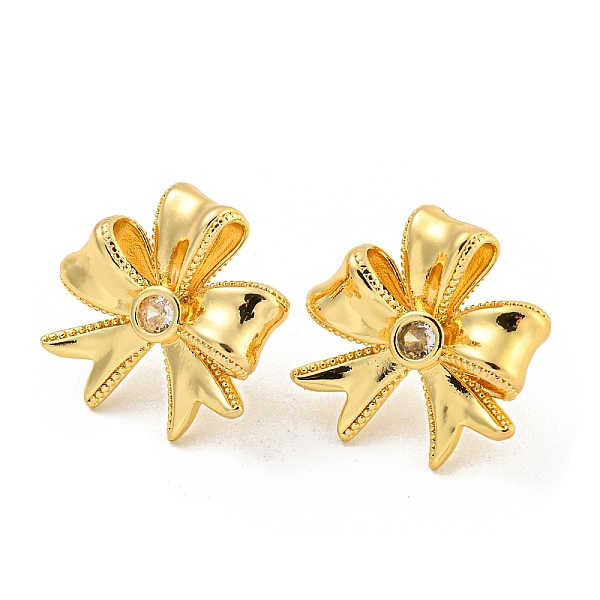 PandaHall Rack Plating Brass Cubic Zirconia Stud Earrings, Long-Lasting Plated, Lead Free & Cadmium Free, Flower, Real 18K Gold Plated..., Clear
PandaHall Rack Plating Brass Cubic Zirconia Stud Earrings, Long-Lasting Plated, Lead Free & Cadmium Free, Flower, Real 18K Gold Plated..., Clear