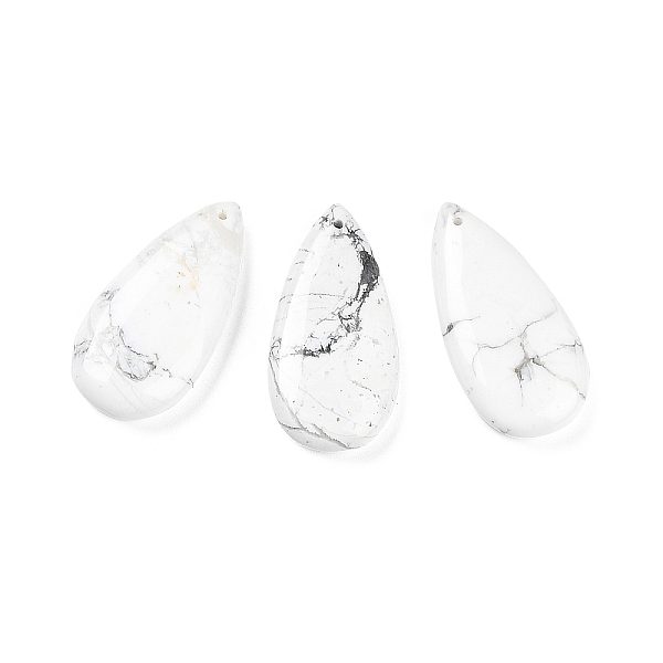 PandaHall Natural Howlite Pendants, Teardrop Charms, 40x20x8mm, Hole: 1.2mm Howlite Teardrop
PandaHall Natural Howlite Pendants, Teardrop Charms, 40x20x8mm, Hole: 1.2mm Howlite Teardrop