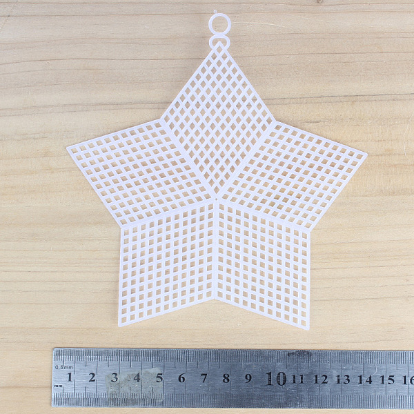 PandaHall Star-shaped Plastic Mesh Canvas Sheet, for DIY Knitting Bag Crochet Projects Accessories, White, 151x132x1.5mm Plastic White
PandaHall Star-shaped Plastic Mesh Canvas Sheet, for DIY Knitting Bag Crochet Projects Accessories, White, 151x132x1.5mm Plastic White