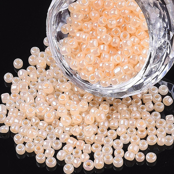 PandaHall 6/0 Glass Seed Beads, Ceylon, Round, Round Hole, Bisque, 6/0, 4mm, Hole: 1.5mm, about 500pcs/50g, 50g/bag, 18bags/2pounds Glass..., Orange
PandaHall 6/0 Glass Seed Beads, Ceylon, Round, Round Hole, Bisque, 6/0, 4mm, Hole: 1.5mm, about 500pcs/50g, 50g/bag, 18bags/2pounds Glass..., Orange