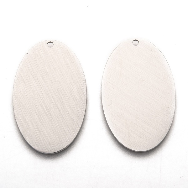 PandaHall 304 Stainless Steel Pendants, Stamping Blank Tag, Laser Cut, Double Side Drawbench Effect, Oval, Stainless Steel Color...
PandaHall 304 Stainless Steel Pendants, Stamping Blank Tag, Laser Cut, Double Side Drawbench Effect, Oval, Stainless Steel Color...