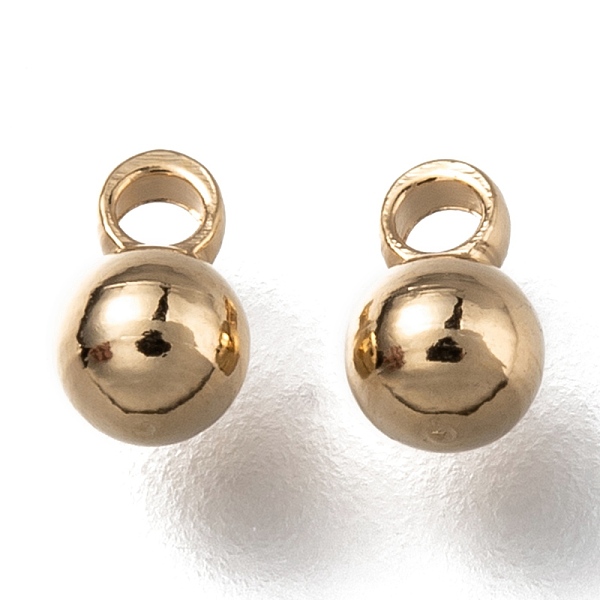 PandaHall Brass Charms, Long-Lasting Plated, Round, Real 24K Gold Plated, 4.5x3mm, Hole: 1.2mm Brass Round
PandaHall Brass Charms, Long-Lasting Plated, Round, Real 24K Gold Plated, 4.5x3mm, Hole: 1.2mm Brass Round